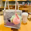Llavero de Imitación de Piel de Conejo Color Caqui Lindo Accesorio para Bolsos Regalo de Buena Suerte Moderno Creativo Versátil Colgante para Bolsos