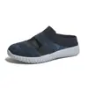 Zapatos de Verano para Mujer, Transpirables, con Media Malla, de Tejido de Malla, Slip-On, con Suelas Suaves, Cómodos, Casuales, Sandalias de Punta Cerrada a la Moda