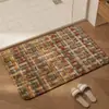Alfombrilla Absorbente para Suelo de Baño Tacto de Alta Gama Antideslizante para Inodoro y Lavabo Lavable Secado Rápido Resistente al Desgaste Alfombrilla de Diatomeas