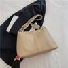 Bolsa Feminina Casual Artística de Grande Capacidade Estilo Coreano com Alça Larga no Ombro Nova Coleção Primavera 2024 Bolsa de Ombro Transversal para o Dia a Dia