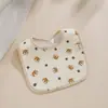 Categoría un Babero para Bebé Impermeable Gasa Toalla para Saliva Algodón Puro Babero Toalla para Saliva de Recién Nacido Babero con Forma de U Anti-Vómito