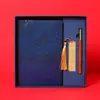 Set de Regalo de Cuaderno A5 en Stock, Cuaderno Personalizable Año del Caballo Tapa Blanda de Hojas Sueltas para Regalos Escolares y Corporativos