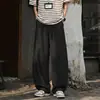 Transfronterizo 2026 Verano Nuevos Pantalones de Hombre Imitación Algodón Lino Estilo Chino Talla Grande Pantalones Curvos para Hombre Pantalones Anchos Delgados Pantalones Largos
