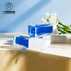 Direto da fábrica 30ml quadrado transparente base líquida com pump sub-embalagem maquiagem frasco de vidro frasco de loção frasco quadrado para creme de proteção