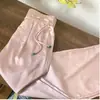 Nuevos Pantalones Anchos de Satén Jacquard Estilo Chino Nacional para Mujer, Verano 2026 Nuevos Pantalones Largos Casuales de Cintura Alta Adelgazantes y Fluidos