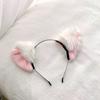 Horquilla coreana de peluche con orejas de gato para mujer, diadema de zorro para lavado de cara de celebridades de Internet, accesorios para el cabello para espectáculos de fotos en vivo