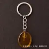 Piedra para el pulgar de cristal natural, 25*30 mm, colgante para llavero, piedra en bruto de amatista, piedra para aliviar la ansiedad, accesorio para joyería DIY