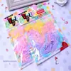 Manhã linha TPU saco grande descartável faixa de cabelo infantil elástico elástico colorido 2 yuan loja barraca de bijuterias fornecimento