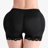 Pantalones moldeadores con efecto levanta glúteos y control de abdomen para mujer, diseñados para realzar y dar forma a los glúteos y las caderas, con inserciones acolchadas, reductores de cintura, moldeadores corporales, de cintura alta y con un diseño de encaje para un ajuste seguro