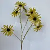 Flor artificial de girassol sunchrysanthemum sunchrysanthemum flor falsa crisântemo persa casamento decoração de casa arranjo de flores flor de seda transfronteiriça