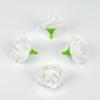 Simulación Cabeza de flor rosa de 3 cm accesorios hechos a mano arreglo floral flor de seda decoración de boda utilería para diseño de escena flores falsas al por mayor