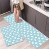 Tapete de cocina fresco de estilo americano, manta de noche, alfombra larga, tapete para puerta de entrada, tapete de corte completo, exportación transfronteriza