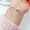 Pulsera de Colgante Hueco Fangyuan Estilo Étnico Femenino Anillo de Transferencia de Temperamento Diseño de Nicho Pulsera de Plata S925 Pulsera Versátil