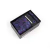 Caja de Regalo para Corbata Ropa Formal para Hombre Negocios de Gama Alta Boda Festividad Corbata de Seda de Poliéster Hecha a Mano de Gama Alta Corbata Personalizada para Hombre