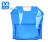 Cubo plegable para almacenamiento de agua de camping al aire libre con grifo, tanque de agua de plástico portátil para viajes en coche, contenedor de agua plegable
