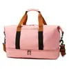 Se Puede Usar como Bolsa de Viaje con Ruedas, Bolsa de Gimnasio de Gran Capacidad con Separación de Seco y Húmedo con Logo Impreso, Compartimento Independiente para Zapatos, Bolsa para Cosméticos, Venta al por Mayor