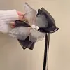 Novo Presilha de Laço de Borboleta de Malha Dupla Camada Estilo Chinês para Mulheres, Grampo de Cabelo de Alta Qualidade Estilo Chinês, Acessório de Cabelo para Rabo de Cavalo Meio Preso na Parte de Trás da Cabeça