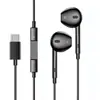 Auriculares con Cable Semi-In-Ear de 3.5 Mm/Tipo-C Más Vendidos con Conector Directo Auriculares en Caja de Cristal Compatibles con Apple y Huawei