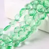 Nuevos accesorios de joyería DIY cuentas de vidrio cortadas oblatas de 12 mm color 20/bolsa accesorios para pendientes