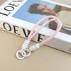 Cordón Corto para Teléfono Móvil Nuevo Pulsera Cyber Celebrante para Niña Estilo Chanel Cadena para Teléfono Móvil Cuerda de Poliéster Llavero Accesorios