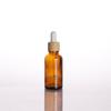Venta al por mayor de botellas de vidrio marrón para aceites esenciales, muestra cosmética, solución madre, aromaterapia, subenvasado, botella cuentagotas líquida, 5 ml-100 ml