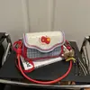 Bolso Bandolera Cruzado de un Solo Hombro Fresco a Cuadros Dulce y Lindo con Diseño de Patchwork, Nuevo Moda 2026 Elegante para Viajar Diariamente Casual