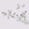 Tubo de posicionamiento chapado en oro cuentas sueltas tubo recto cuentas espaciadoras cuentas de posicionamiento accesorios para pulsera accesorios para pulsera DIY materiales para joyería