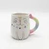 Suministro Transfronterizo de Tazas Cerámicas de Animales de Dibujos Animados, Nuevas Tazas Creativas de Panda en Relieve, Tazas de Cerámica para Desayuno y Leche Pintadas a Mano