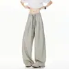 2026 Nuevos Pantalones de Rayas Verticales Yamamoto para Hombre y Mujer, Estilo Casual de Verano, Pantalones Rectos Fluidos, Pantalones Ligeros