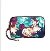Bolso de mano nuevo moda mujer bolsa para teléfono móvil monedero Mini lona Oxford casual bolso de mano de tres capas