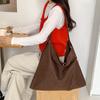 Bolso de Hombro Cruzado Informal Transfronterizo de Gran Capacidad con Estampado de Leopardo para Mujer, Nuevo para Otoño e Invierno 2025, de Nailon