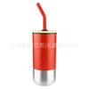 Copo Térmico de Aço Inoxidável com Canudo Reto, Isolamento Térmico e Armazenamento a Frio Ms028, 450ml em Estoque, Impresso com Logo, Novo Produto de Venda Quente Transfronteiriça