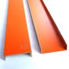 Zoclo 8cm Moldura de Esquina Naranja Hermes Impreso por Transferencia Acero Inoxidable 304 Protector de Esquina Moldura de Borde en Forma de U Antihuella