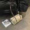Bolsa de ombro estilo coreano, nicho, poá, para axila, tipo bowling, para mulheres, novo modelo 2026, bolsa almofada de grande capacidade, bolsa de ombro moderna para o dia a dia