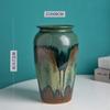 Jarrón pequeño de cerámica de Jingdezhen para encimera con flores y flores secas, decoración moderna y sencilla para entrada, estudio, hidropónico, sala de estar