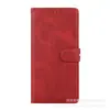Funda de cuero transfronteriza con estampado de becerro nuevo para Samsung S23ultra, funda de teléfono móvil resistente a caídas s30 con tarjetero y soporte