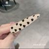 2025 Nuevo Clip de Pico de Pato con Hoja de Pedrería de Perlas Estilo Coreano Horquilla de Moda Clip para Flequillo Horquilla Lateral