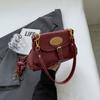 Bolso Pequeño de Hombro Retro de Diseño Nicho Estilo Coreano para Mujer 2025 Primavera Nuevo Bolso Bandolera Simple y Moderno