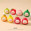 Tiernos cachorros de fruta adorables decoraciones DIY colgante de llave muñeca de moda caja sorpresa bolsa ciega pequeños adornos de escritorio