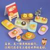 Plato de pan en miniatura para juego de comida YQT, plato de simulación de cocina DIY, accesorios de resina, adornos de escritorio para casa de muñecas