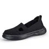 Zapatos para Caminar Modelo Nuevo 2026 para Mujeres Mayores, Estilo Verano, Suela Suave, Sandalias de Malla Slip-On Transpirables para Mujeres