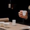 Taza de Té de Porcelana Blanca Dehua Tamaño Pequeño y Mediano 40 ml Magnolia Dou Li Xiang Ling Wen Xiang Taza Blanca Alta Gongfu Taza de Degustación de Té