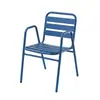 Mesa y silla de exterior hechas de aleación de aluminio engrosada, coloridas, para patio, jardín, balcón, calle popular, zona escénica, hotel, casa de huéspedes, escuela, silla individual