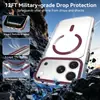 Funda de teléfono bicolor dos en uno aplicable transfronteriza para iPhone 18 Pro Max, cubierta protectora transparente a prueba de golpes Apple 17 16