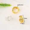 Chapado en Oro de 18 Quilates Colorido y Duradero Incrustaciones de Circonita Cúbica de Color Caja Mágica Geométrica Multitaladro Cadena de Abalorios DIY para Joyería Accesorios