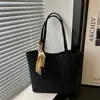 Bolsa Tote Casual para o Dia a Dia, Simples 2025 Novo Estilo Retrô Camurça Grande Capacidade Estampa de Leopardo Bolsa de Ombro para Mulheres