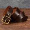 Cinto masculino retrô Coringa personalidade casual fivela de pino cabeça camada couro bovino puro moda cinto fivela japonesa fabricantes atacado