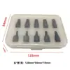 Juego de 10 Piezas de Extractores de Tornillos para Tuercas Dañadas, Barridas o con Rosca Barrida, Herramienta de Extracción de Pernos con Vástago Hexagonal