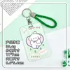 Portatarjetas de Cuello para Estudiantes, Tarjeta de Identificación, Tarjeta de Campus, Tarjeta de Comedor, Estuche Deslizante para Tarjetas, Venta al por Mayor, Portatarjetas de Identificación Unisex, Cubierta Protectora, Estuche Rígido