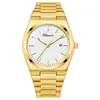 Relógio Dawn Watch Masculino À Prova D'água Pulseira de Aço Simples Nautilus Moda Executiva 2025 Novo Calendário Luminoso Atacado de Fábrica